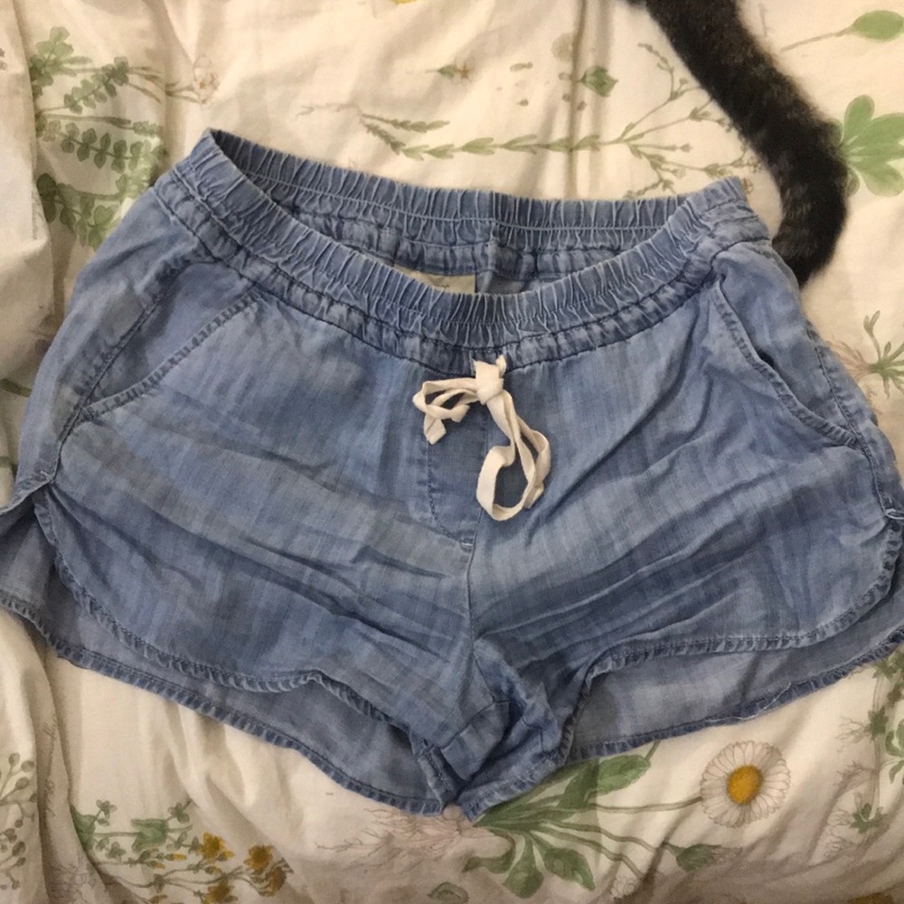 Loft blue elastic waistband short “running short”
